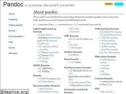 Sites similar to pandoc.org