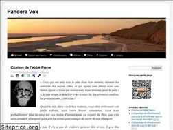 Sites similar to pandoravox.com