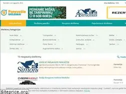 Sites similar to panevezioskelbimai.lt