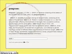 Sites similar to pangram.net