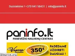 Sites similar to paninfo.lt