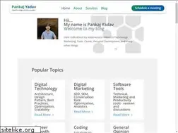 Sites similar to pankajspeaks.com