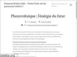 Sites similar to panneau-solaire-info.com