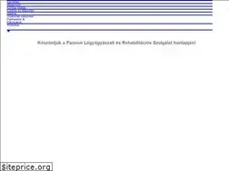 Sites similar to pannonlogyogyasz.hu