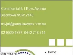 Sites similar to pannulawyers.com.au