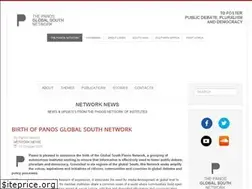 Sites similar to panosnetwork.org