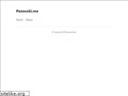 Sites similar to panovski.me