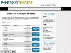 Sites similar to pantagestickets.org