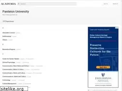 Sites similar to panteion.academia.edu