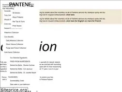 Sites similar to pantene.com