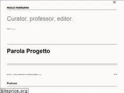 Sites similar to paoloferrarini.it