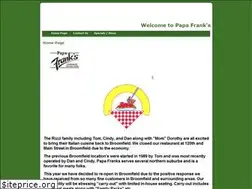 Sites similar to papafranksllc.com