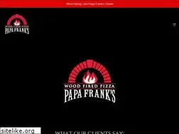 Sites similar to papafrankspizza.com