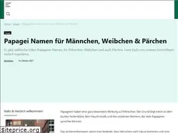 Sites similar to papageien-baeckerei.de