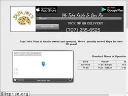 Sites similar to papajoespizzaca.com