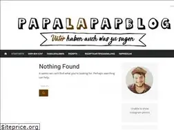 Sites similar to papalapapblog.de