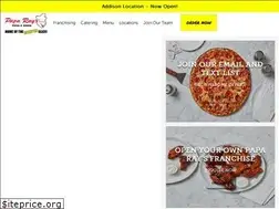 Sites similar to paparayspizza.com