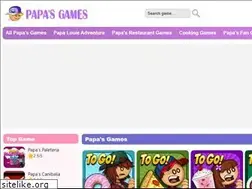 Sites similar to papas-games.com