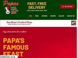 Sites similar to papaspizzasandiego.net