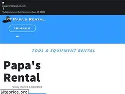 Sites similar to papasrental.com