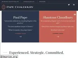 Sites similar to papebarristers.com