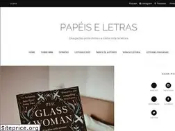 Sites similar to papeiseletras.blogspot.com