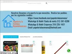 Sites similar to papelerialacomuna.com