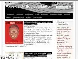 Sites similar to papelesdesociedad.info