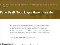 Sites similar to papelkraft.com