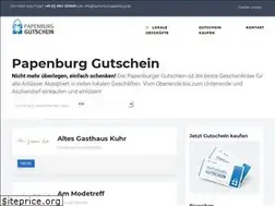 Sites similar to papenburg-gutschein.de