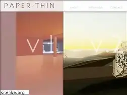 Sites similar to paper-thin.org