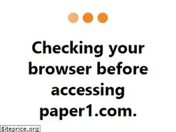 Sites similar to paper1.com