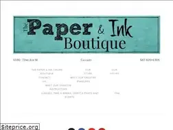 Sites similar to paperandinkboutique.com