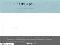 Sites similar to paperandjoy.blogspot.com