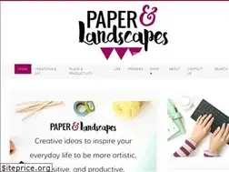Sites similar to paperandlandscapes.com