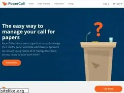 Sites similar to papercall.io