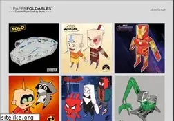 Sites similar to paperfoldables.com