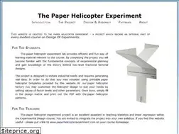 Sites similar to paperhelicopterexperiment.com