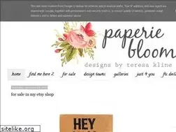 Sites similar to paperieblooms.blogspot.com
