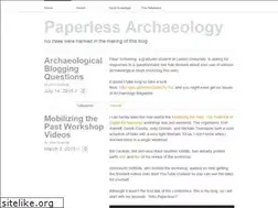 Sites similar to paperlessarchaeology.com