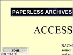 Sites similar to paperlessarchives.com