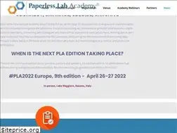 Sites similar to paperlesslabacademy.com