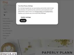 Sites similar to paperlykiss.etsy.com