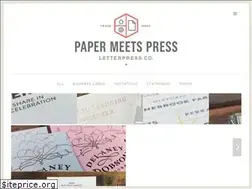 Sites similar to papermeetspress.com