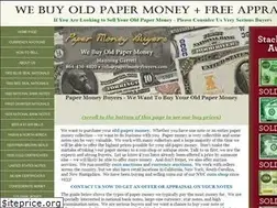 Sites similar to papermoneybuyers.com