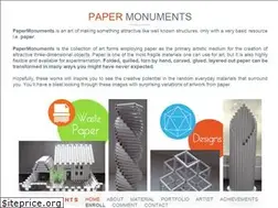 Sites similar to papermonuments.com