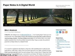 Sites similar to papernotesblog.com