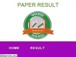 Sites similar to paperresult.com