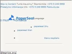 Sites similar to paperseal.lt