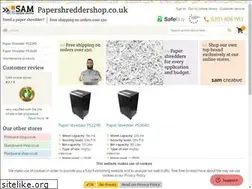 Sites similar to papershreddershop.co.uk